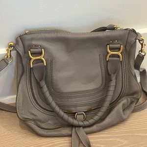Chloe Medium Marcie Leather Satchel